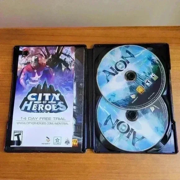 AION DVD ROM ONLINE SOFTWARE Rated Teen PC 2009 Original Metal Box - Picture 3 of 7